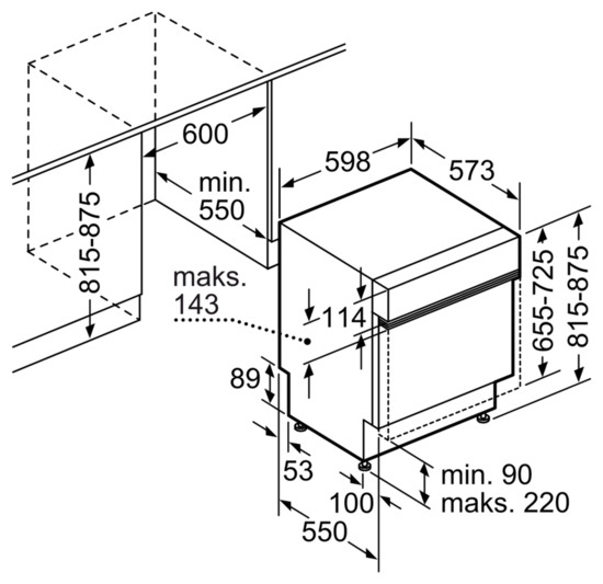 Встраиваемая посудомоечная машина SIEMENS SN 536S03IE купить с доставкой по Москве и Московской области в интернет-магазине ТехноВегас