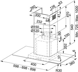 Вытяжка FRANKE 110.0196.268  FLI 605 XS купить с доставкой по Москве и Московской области в интернет-магазине ТехноВегас