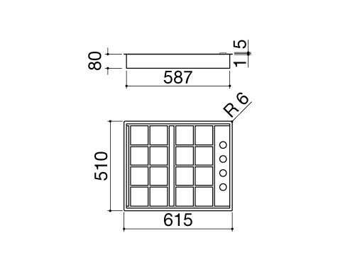 Варочная поверхность BARAZZA 1PLB4 купить с доставкой по Москве и Московской области в интернет-магазине ТехноВегас