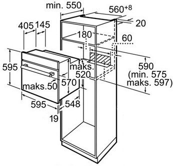 Духовой шкаф  SIEMENS hb63as521