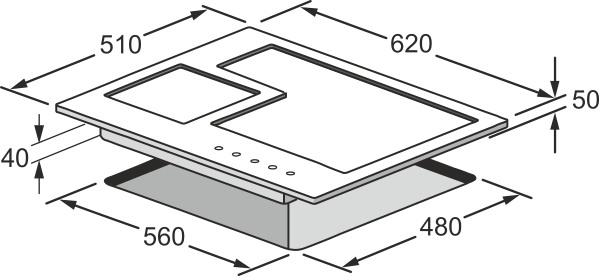 Поверхность KAISER kg 6979 turbo купить с доставкой по Москве и Московской области в интернет-магазине ТехноВегас