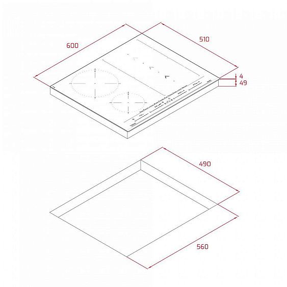 ВАРОЧНАЯ ПОВЕРХНОСТЬ TEKA IZS 66800 MST BLACK купить с доставкой по Москве и Московской области в интернет-магазине ТехноВегас