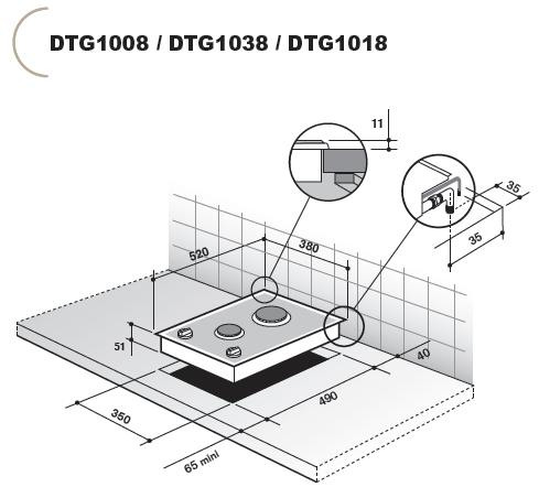 Поверхность DE DIETRICH dtg 1018 x купить с доставкой по Москве и Московской области в интернет-магазине ТехноВегас