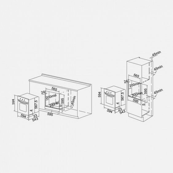 Духовой шкаф EXITEQ F 60 TMR купить с доставкой по Москве и Московской области в интернет-магазине ТехноВегас