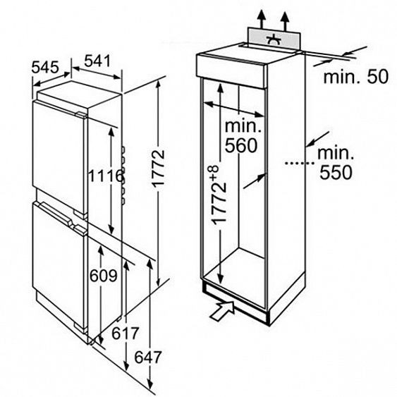 Холодильник BOSCH kiv38a51