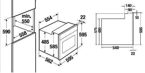 Духовой шкаф KUPPERSBUSCH eeb6550.8wx1 купить с доставкой по Москве и Московской области в интернет-магазине ТехноВегас