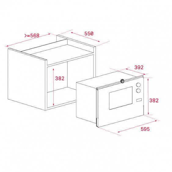 Микроволновая печь TEKA ML 825 TFL (40590640) купить с доставкой по Москве и Московской области в интернет-магазине ТехноВегас
