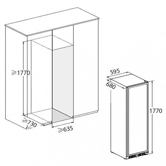 Винный шкаф DUNAVOX dx-166.428sdsk купить с доставкой по Москве и Московской области в интернет-магазине ТехноВегас