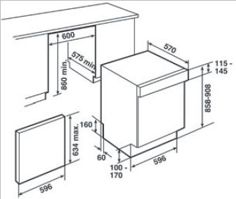 Посудомоечная машина KUPPERSBUSCH igs 6908.1ge