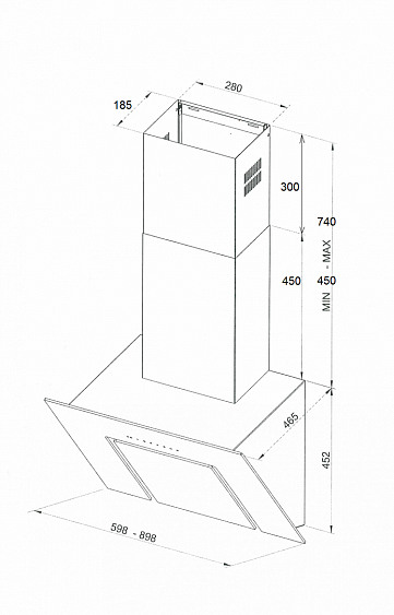 Вытяжка KUPPERSBERG f 660 w купить с доставкой по Москве и Московской области в интернет-магазине ТехноВегас