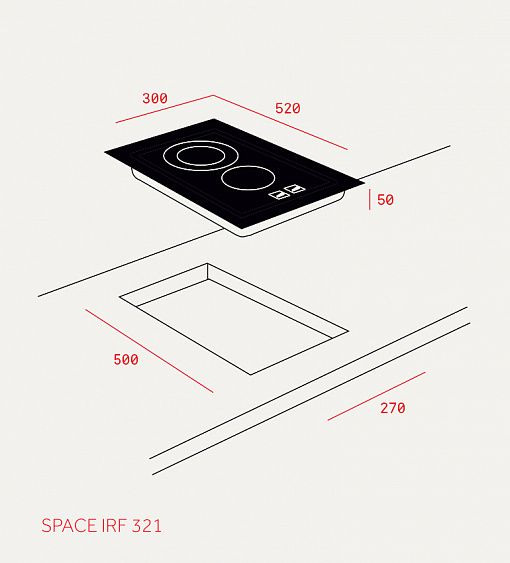 Поверхность "домино" TEKA irf 321 купить с доставкой по Москве и Московской области в интернет-магазине ТехноВегас