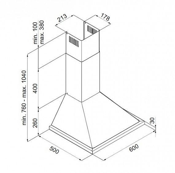 Вытяжка MAUNFELD RETRO FRAME 60 бежевый купить с доставкой по Москве и Московской области в интернет-магазине ТехноВегас