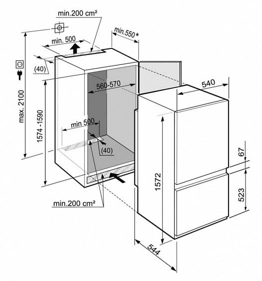 Холодильник LIEBHERR icus 2914 купить с доставкой по Москве и Московской области в интернет-магазине ТехноВегас