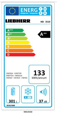 Холодильник LIEBHERR ikb 3510-20 001 RU