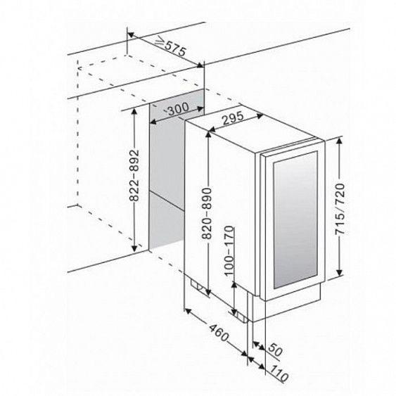 Винный шкаф CLIMADIFF AV18CDZ