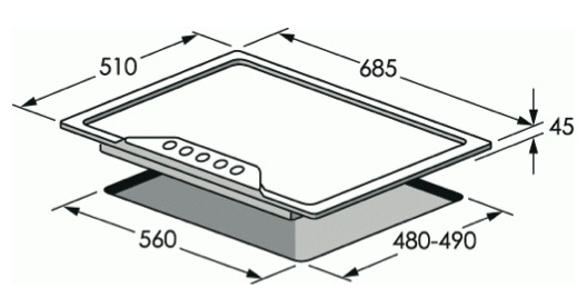 Поверхность KAISER kg 50.700 gzrg купить с доставкой по Москве и Московской области в интернет-магазине ТехноВегас