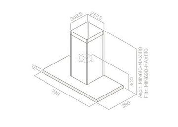 Вытяжка ELICA GALAXY BLIX/A/80