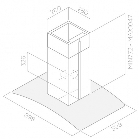 Вытяжка ELICA CIRCUS PLUS ISLAND IX/A/90 купить с доставкой по Москве и Московской области в интернет-магазине ТехноВегас