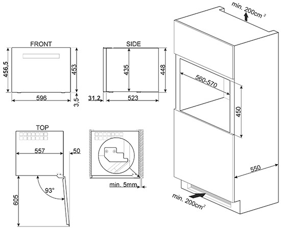 Винный шкаф SMEG CVI618RWNX2