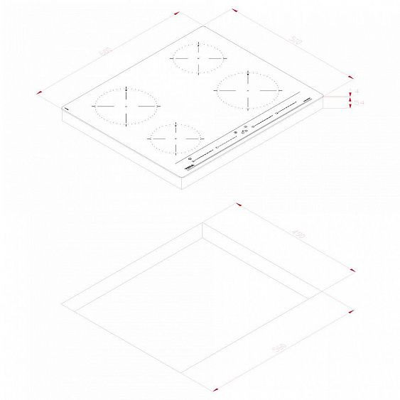 Варочная поверхность TEKA IBC 64010 MSS BLACK (112520012) купить с доставкой по Москве и Московской области в интернет-магазине ТехноВегас