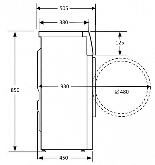 Стиральная машина KUPPERSBERG WIS 50106