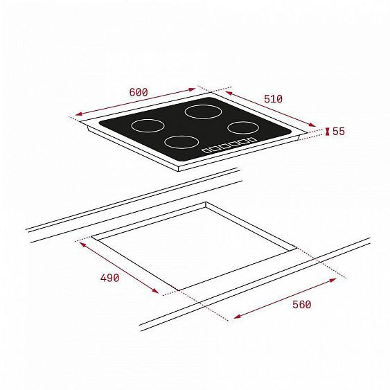 Варочная панель TEKA IB 6415(10210160) купить с доставкой по Москве и Московской области в интернет-магазине ТехноВегас