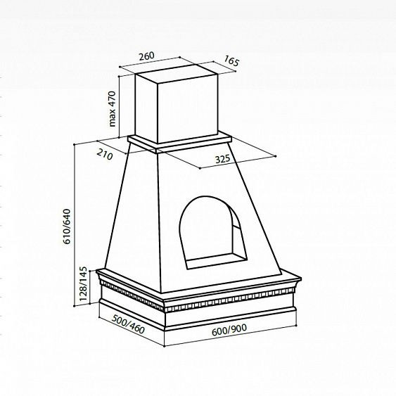 Вытяжка LEX ANCONA 600 WHITE купить с доставкой по Москве и Московской области в интернет-магазине ТехноВегас