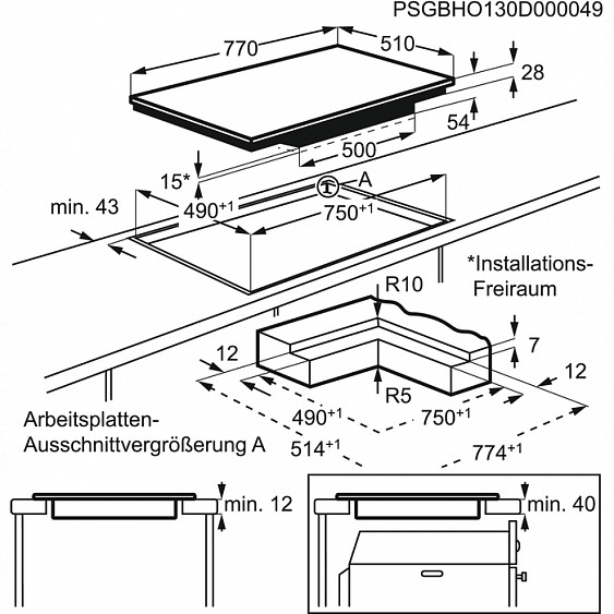 Поверхность ELECTROLUX ehd 8740 iok купить с доставкой по Москве и Московской области в интернет-магазине ТехноВегас
