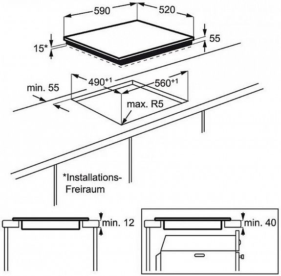 Поверхность ELECTROLUX ehi 6740 fok купить с доставкой по Москве и Московской области в интернет-магазине ТехноВегас
