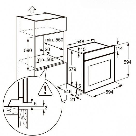 Духовой шкаф ELECTROLUX eoa 95551 ak купить с доставкой по Москве и Московской области в интернет-магазине ТехноВегас