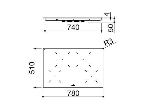 Варочная поверхность BARAZZA 1PIDC80N купить с доставкой по Москве и Московской области в интернет-магазине ТехноВегас