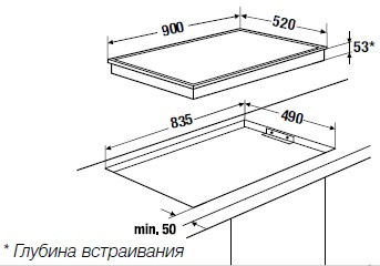 Варочная панель KUPPERSBUSCH GKS 9851.0 ED стальная рамка