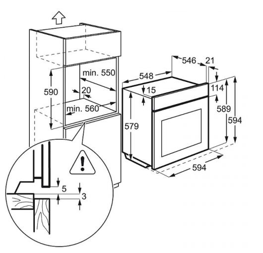 Духовой шкаф ELECTROLUX eoa 95551 bx купить с доставкой по Москве и Московской области в интернет-магазине ТехноВегас