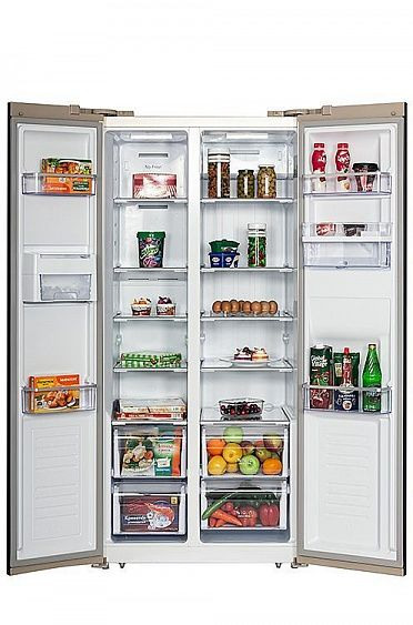 Холодильник Hiberg RFS-484DX NFY купить с доставкой по Москве и Московской области в интернет-магазине ТехноВегас