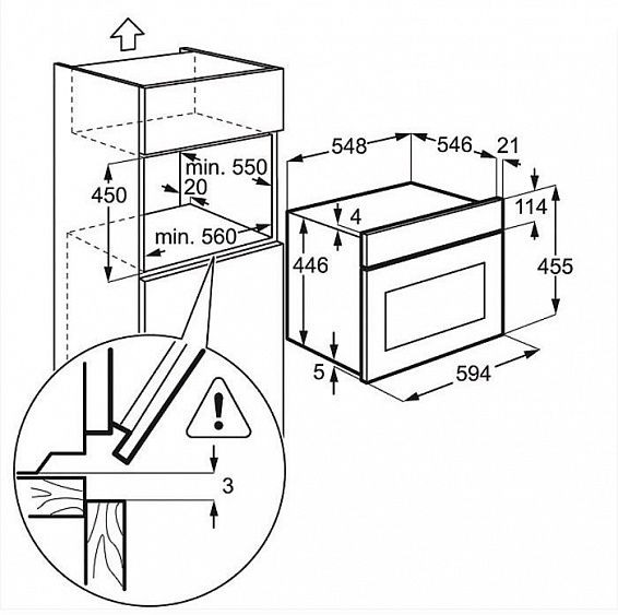 Духовой шкаф AEG ke 8404001 m купить с доставкой по Москве и Московской области в интернет-магазине ТехноВегас