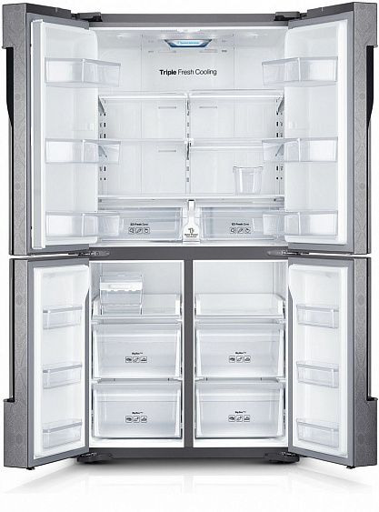 Холодильник Samsung RF905QBLAXW серебристый купить с доставкой по Москве и Московской области в интернет-магазине ТехноВегас