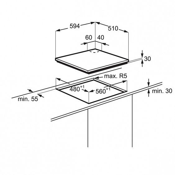 Поверхность ELECTROLUX egg 56342 nx купить с доставкой по Москве и Московской области в интернет-магазине ТехноВегас