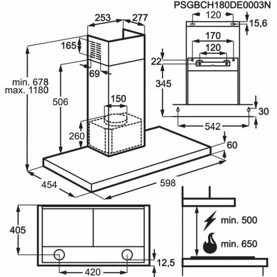Вытяжка Electrolux LFT 766 X купить с доставкой по Москве и Московской области в интернет-магазине ТехноВегас