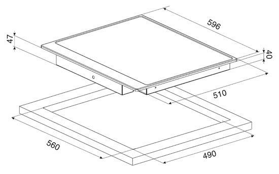 Поверхность SMEG p764po купить с доставкой по Москве и Московской области в интернет-магазине ТехноВегас