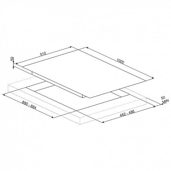 Газовая варочная панель Smeg PXL6106 купить с доставкой по Москве и Московской области в интернет-магазине ТехноВегас