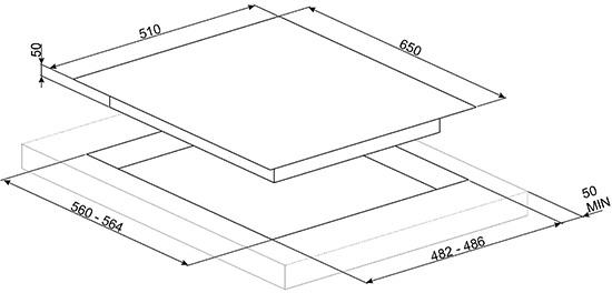 Варочная панель SMEG PV664LCNX купить с доставкой по Москве и Московской области в интернет-магазине ТехноВегас
