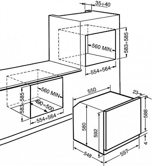 Духовой шкаф электрический SMEG SF6102TVN купить с доставкой по Москве и Московской области в интернет-магазине ТехноВегас