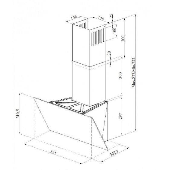 ВЫТЯЖКА SCHAUB LORENZ SLD DY6118 купить с доставкой по Москве и Московской области в интернет-магазине ТехноВегас