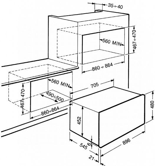 Духовой шкаф SMEG s890amfr8 купить с доставкой по Москве и Московской области в интернет-магазине ТехноВегас