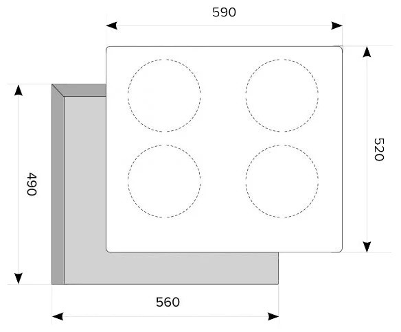 Индукционная панель LEX EVI 640 f bl купить с доставкой по Москве и Московской области в интернет-магазине ТехноВегас