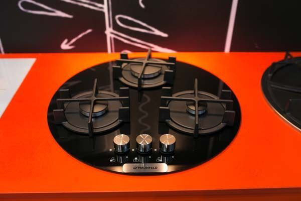 Газовая поверхность MAUNFELD MGHG.53.19B_BLACK GLASS_Round купить с доставкой по Москве и Московской области в интернет-магазине ТехноВегас