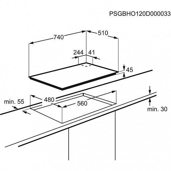 Варочная поверхность Electrolux EGG 7536 купить с доставкой по Москве и Московской области в интернет-магазине ТехноВегас
