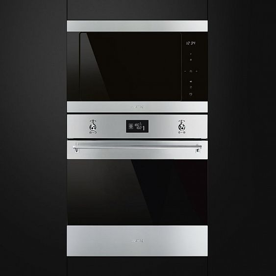 Микроволновая печь SMEG FMI325X купить с доставкой по Москве и Московской области в интернет-магазине ТехноВегас
