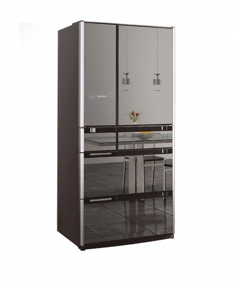 Холодильник  HITACHI R-X690GU X (Crystal Mirror) купить с доставкой по Москве и Московской области в интернет-магазине ТехноВегас