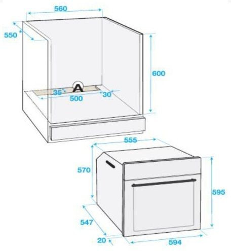 Встраиваемый электрический духовой шкаф Beko BIM 22304 XCS